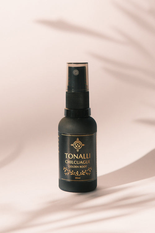 Golden Root Chilcuague tincture bottle